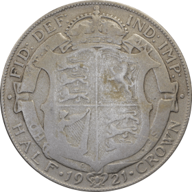 0,5 korony 1921 wielka brytania a